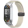 Adequado para capa metálica e pulseira de silicone Xiaomi Mi Band 10, pulseira de silicone com fecho magnético dobrável Xiaomi Mi Band 89nfc
