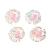 Cuentas de margarita de doble cara de 25 mm en color transparente, cuentas de flor de acrílico chapado, cuentas sueltas para cadena de teléfono móvil DIY