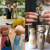 Moagem Estilo Pastoral Toy Puppet Handmade DIY Home Decoração Adereços Artesanato Em Madeira Pequenos Ornamentos Frescos