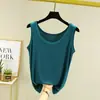 Chaleco de Modal para Mujer Verano Nuevo Talla Grande Holgado Sin Mangas Camiseta Base Top Camisola Fina