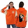 Camiseta de una pieza Luffy Sauron marca de moda suelta nombre de la articulación anime moda periférica ropa de mujer con capucha de color a juego de verano