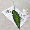 Simulación de Producto Nuevo Transfronterizo Planta Verde Hoja Única de Alocasia Hoja de Begonia Color Hoja de Taro Planta Decorativa Pared Sala de Estar Decorativa Hoja Verde