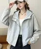 Chaqueta ligera con capucha para mujer, estilo primavera y otoño, nueva popular de 2026, top casual holgado tipo ropa de trabajo, moderno