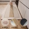 Tapetes de Cocina Transfronterizos Son a Prueba de Aceite y Resistentes a Manchas, Tapetes para Pies Domésticos de Lino Imitación Absorbentes de Aceite y Agua de Secado Rápido, Alfombras Largas de Cocina