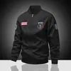 Jaqueta bomber masculina com gola baseball tamanho europeu, novo estilo primavera e outono 2026, jaqueta de alta rua estilo americano para homens