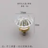 Venta Directa de Fábrica Manija de Huevo de Paloma de Cristal de Latón Manija de Puerta de Gabinete de Cajón de Lujo Ligero Manija de Puerta de Mueble Armario