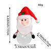 Suministros decorativos navideños, tarro de dulces transparente para Nochebuena, caja de regalo para ancianos, muñeco de nieve y ciervo para novias y niños.