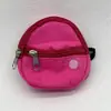 Mochila de Lona para Muñeca de Juguete Mochila Pequeña BJD de 6 Puntos Cremallera Doble Capa Bolsa de Lona para Monedas 8X7cm Bolsa