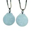 Atacado do Fabricante Jade Afegão Jade Branco Dragão e Fênix Pingente de Jade Colar com Pingente de Jade Pingente de Jade do Signo de Dragão Marca de Jade Dominadora