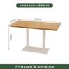 Conjunto de Mesa e Cadeiras para Cafeteria Estilo Madeira Natural, Mesa de Jantar Popular para Lojas de Chá com Leite, Lanchonetes e Padarias, Mobiliário de Jantar Comercial em Madeira Maciça