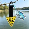 Accesorios de Colgante para Llavero de Acrílico para Entusiastas de la Pesca y Equipo de Pesca con Señuelo
