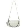 Bolso de Hombro de Cadena de Nicho de Moda, Bolso Elegante a Cuadros, Bolso de Hombro Versátil de Nueva Moda 2025, Bolso Cruzado para Mujer