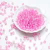 8mm contas de gelo através de contas de pipoca contas monocromáticas de rachadura de gelo contas redondas de vidro acessórios de joias DIY feitos à mão material para pulseira colar