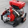 Bomba contra incendios diésel horizontal BJ18-C motobomba portátil de elevación manual rescate de emergencia transmisión de alta presión bomba contra incendios