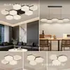Nuevas lámparas de techo geométricas de estilo italiano, minimalistas y creativas para salas de estar, comedores, estudios y dormitorios, que ofrecen un toque de lujo