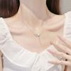 Diseño original BaObAo plata de ley mori pequeño fresco jazmín dulce collar nicho traje de joyería de alta gama