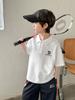 Camisa Polo de Verão Haima 2026 Estilo Coreano para Meninos, Roupa Elegante de Manga Curta, Camiseta Infantil para Crianças Maiores