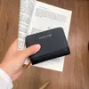 Estilo Coreano Nuevo Cremallera Mini Bloques de Color Gama Alta Clásico Múltiples Ranuras para Tarjetas Cartera Plegable de PU para Mujer En Stock Al Por Mayor