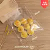 Bolsas para Empaquetar Pan, Bolsas para Hornear, Bolsas Transparentes con Boca Plana para Postres Auto-Sellables, Bolsas Adhesivas Auto-Sellables para Galletas, Pasteles y Tostadas