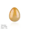 Ovo Pequeno em Forma de Ovo de Cristal Natural Transfronteiriço Páscoa Ágata Pássaro Esculpido Ovo de Pássaro Forma de Pedra Bruta Ornamento de Mão Ovo de Jade