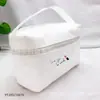 Bolsa Oval Portátil para Almacenamiento Diario de Cosméticos, Bolsa de Cosméticos de Material Biodegradable, Bolsa de Cosméticos Portátil de Papel Dupont