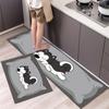 Tapete de cocina fresco de estilo americano, manta de noche, alfombra larga, tapete para puerta de entrada, tapete de corte completo, exportación transfronteriza
