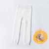 Panty medias gruesas anchas para niños otoño e invierno nuevas color sólido a rayas niños y niñas pantalones capri pantalones capri para bebé con forro polar
