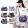 Nuevo Bolso Mensajero Cuadrado de Lona de Nailon para Dama con Estampado Colorido, Bolso de Moda para Mujer, Bolso de Hombro Casual