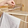 Colgador de pantalones antideslizante con forma de gansoColgador de ropa sin costuras, ampliado y engrosado, para organización de armarios, a prueba de óxido, duradero, colgador de pantalones antideslizante