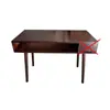 Mesa de Manicure Retrô Mesa de Madeira Maciça Doméstica Simples Dupla Aspirador de Pó Conjunto de Mesa e Cadeiras de Noz Econômico