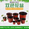 Ventas Directas de Fábrica Maceta Bicolor Jardinería Pp Maceta Contenedor Espesado Cultivo de Plantas Maceta para Plántulas Bicolor