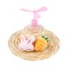 Chapéu de Palha para Animal de Estimação Cruzado Chapéu Moinho Chapéu de Sol para Cachorro Festa de Carnaval Halloween Chapéu para Animal de Estimação
