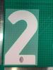 24-25AC Colección para dos pasajeros Vestido de adulto Estampado de letras con número de jersey Transferencia de calor de número Mapa Pelota