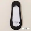 Meias finas de algodão para o verão feminino, antiderrapantes, podem ser cortadas em qualquer comprimento, com solas de algodão e seda gelada, sem escorregar no calcanhar, meias invisíveis de corte baixo