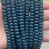 Cuentas espaciadoras de ábaco esmaltadas de cristal, multicolor, sueltas, color sólido, no se decoloran, accesorios perforados para abalorios DIY