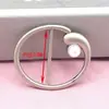 Rincón de ropa para mujer hebilla anudada hebilla de cintura hebilla de ropa decoración del dobladillo de camiseta camisa estilo coreano de verano Perla Pedrería