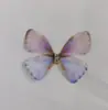 Tule Puntillado Mariposa Doble Capa con Malla de Diamante Mariposa Joyería Antigua Accesorios para el Cabello Accesorios de Mariposa Mariposa de Malla Estéreo
