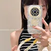 Adecuado para funda de teléfono móvil Vivox300Ultra, X300Por de alta gama, nuevo diseño creativo de moda V0V0 con diseño de flor amarilla