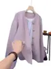 Cardigan de Punto Suelto Redondo Estilo Coreano para Mujer 2026 Otoño Tallas Grandes MM Gorditas Suave Pegajoso Cardigan de Punto