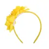 Cross-border New Children's Headwear Festival Performance Flower Hairband Estilo coreano em meninas Rose Headband Acessórios para cabelo 293