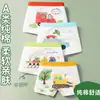 Calzoncillos tipo bóxer lindos para niños, de algodón puro con dibujos animados, transpirables y finos, sin elástico de polipropileno a presión
