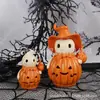 Calabaza Fantasma Velas Adornos de Resina Adornos Pequeños de Resina Lindos Piezas Decorativas Calabaza Fantasma