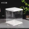 Caja para Pastel de Cumpleaños de 4 pulgadas 6 pulgadas 8 pulgadas 10 pulgadas 12 pulgadas Transparente 4 pulgadas 6 pulgadas 8 pulgadas Caja de Embalaje Elevada de Doble Capa