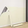 Papel tapiz de masilla blanca, autoadhesivo, impermeable y a prueba de humedad, lavable, adecuado para la renovación de paredes de dormitorios, papel tapiz adhesivo de color sólido para dormitorios