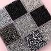 10g Vidrio Oscuro Alta Calidad Cuentas de Arroz Sueltas Accesorios para Pulsera Collar Hecho a Mano DIY