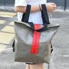 Mochila popular de papel DuPont impermeable a prueba de rasgaduras bolsa de papel Kraft lavado mochila multiusos para negocios y ocio
