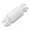 Coluna de isolamento de nylon tipo fivela de cabeça dupla Coluna espaçadora de plástico PA66 Suporte para placa de PC Coluna separadora tipo fivela de isolamento