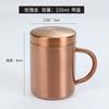 304 Caneca de Cerveja Estilo Restaurante Coreano Caneca Copo de Água para Jardim de Infância Copo de Leite Copo Antiescaldante Copo de Parede Dupla com Alça