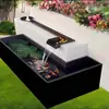 Versión Moderna para Aliviar el Estrés Acero Inoxidable 304 Estanque de Peces Adecuado para Villas, Jardines, Balcones y Hoteles