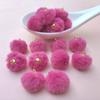 Pacote Atacado de Pompons de Pelúcia Sintética de Coelho 20mm Charms Pingentes Acessórios para Corrente de Celular Chaveiro Feito à Mão DIY